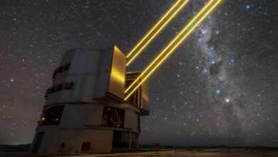 Empat Laser Di Atacama Hanya Bantu Astronom Mengoreksi Atmosfer, Bukan Menerangi Langit