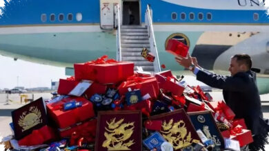 Tak Ada Barang China Yang Boleh Naik Air Force One, Protokol Keamanan Delegasi Trump Diperketat