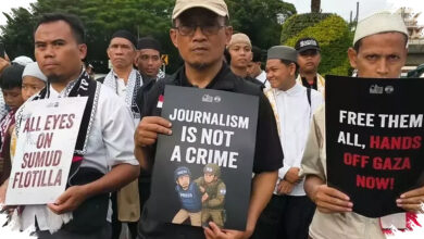 Penahanan 9 WNI Picu Aksi Depan Kedubes AS, Solidaritas Gaza Makin Menguat