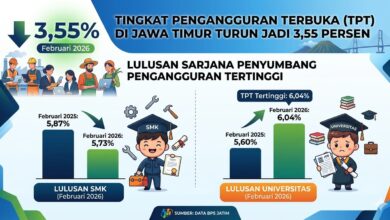 Lulusan Universitas Kini Menjadi Beban Tertinggi Pengangguran Jatim, Meski Angka Totalnya Turun