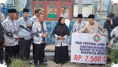 Saat Gedung TK PGRI Pojok Roboh, PGRI Jateng Bergerak Agar Anak Tetap Belajar Aman