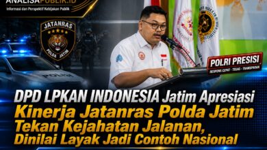 Keamanan Membaik di Jawa Timur, LPKAN Dorong Pola Jatanras Polda Jadi Rujukan Nasional