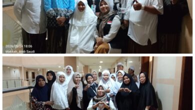 Kompak Menjelang Armuzna, Lia Istifhama Minta Jamaah Sumenep Utamakan Istirahat dan Stamina