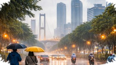 Jawa Timur Punya Tiga Wajah Cuaca Hari Ini, Hujan Ringan Masih Melingkupi 8 Daerah