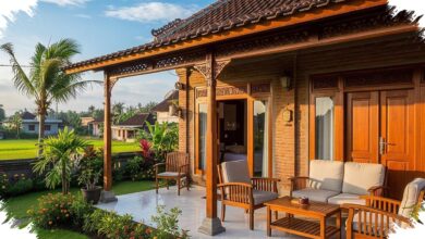 Kombinasi Kayu Dan Bata Di Rumah Desa, Nyaman Dihuni Saat Masa Pensiun