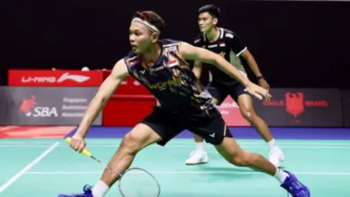 Sempat Tersudut Lawan Taiwan, Fajar/Fikri Bangkit Lewat Instruksi Tempo Cepat di Singapore Open