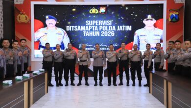 Arahan Tegas Ditsamapta Polda Jatim, Polisi Kediri Kota Diminta Hadir Lebih Humanis dan Bermanfaat