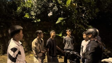 Patroli Malam Brimob Jabar Di Karawang, Kehadiran Personel Bikin Warga Lebih Tenang