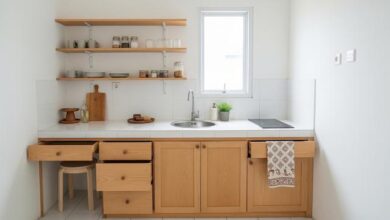Dapur Mini yang Lebih Mudah Dilalui Lansia, Tata Letak Ringkas yang Mengurangi Banyak Langkah