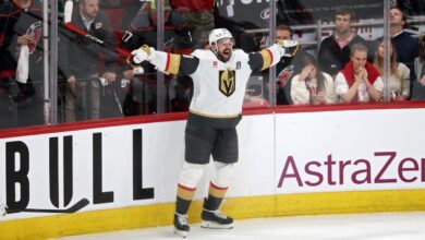 Turnover Carolina Jadi Celah, Vegas Mencuri Game 1 Final Piala Stanley 5-4