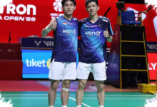 Tertinggal 13-18, Raymond/Joaquin Menang Dramatis Atas Juara Dunia 2021 dan Tembus Semifinal Indonesia Open
