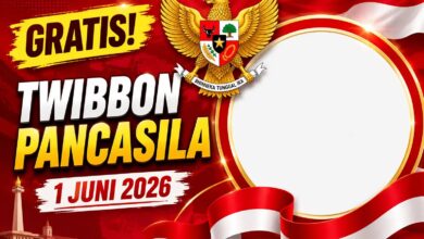 Pilihan Twibbon Gratis Untuk Hari Lahir Pancasila 2026, Desainnya Ternyata Sangat Variatif